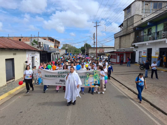 Misa-Caminata por la vida y la familia se llevó a cabo en Guasipati