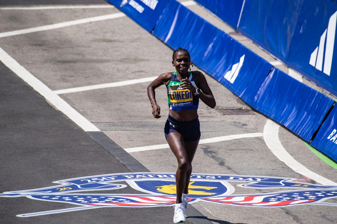 Lokedi bate récord del maratón de Boston en un doblete keniano