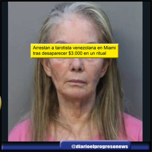 Arrestan a tarotista venezolana en Miami tras desaparecer $3.000 en un ritual