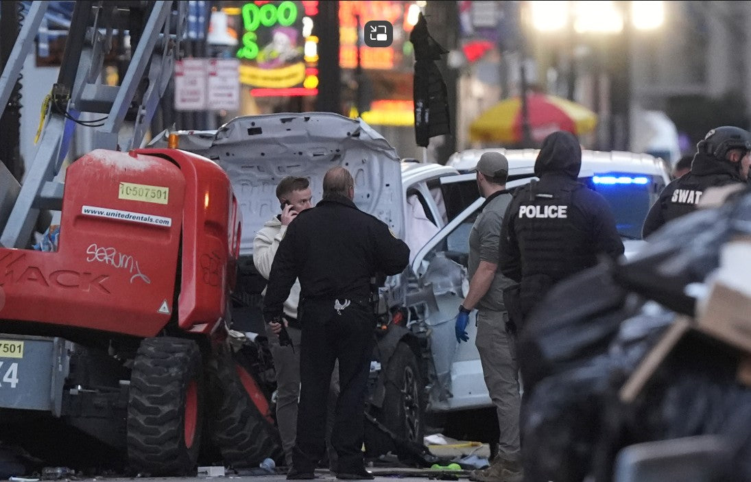 El horror de los atropellos masivos siembra el caos en Nueva Orleans