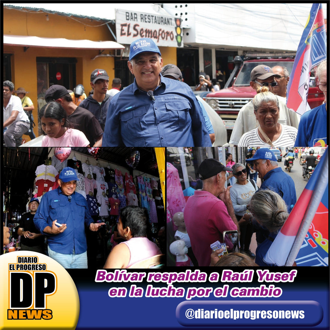 Bolívar respalda a Raúl Yusef en la lucha por el cambio