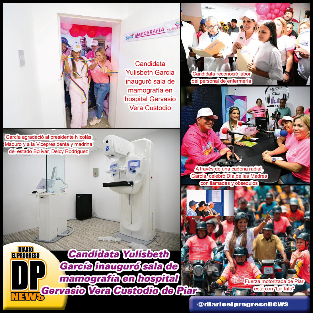 Candidata Yulisbeth García inauguró sala de mamografía en hospital Gervasio Vera Custodio de Piar