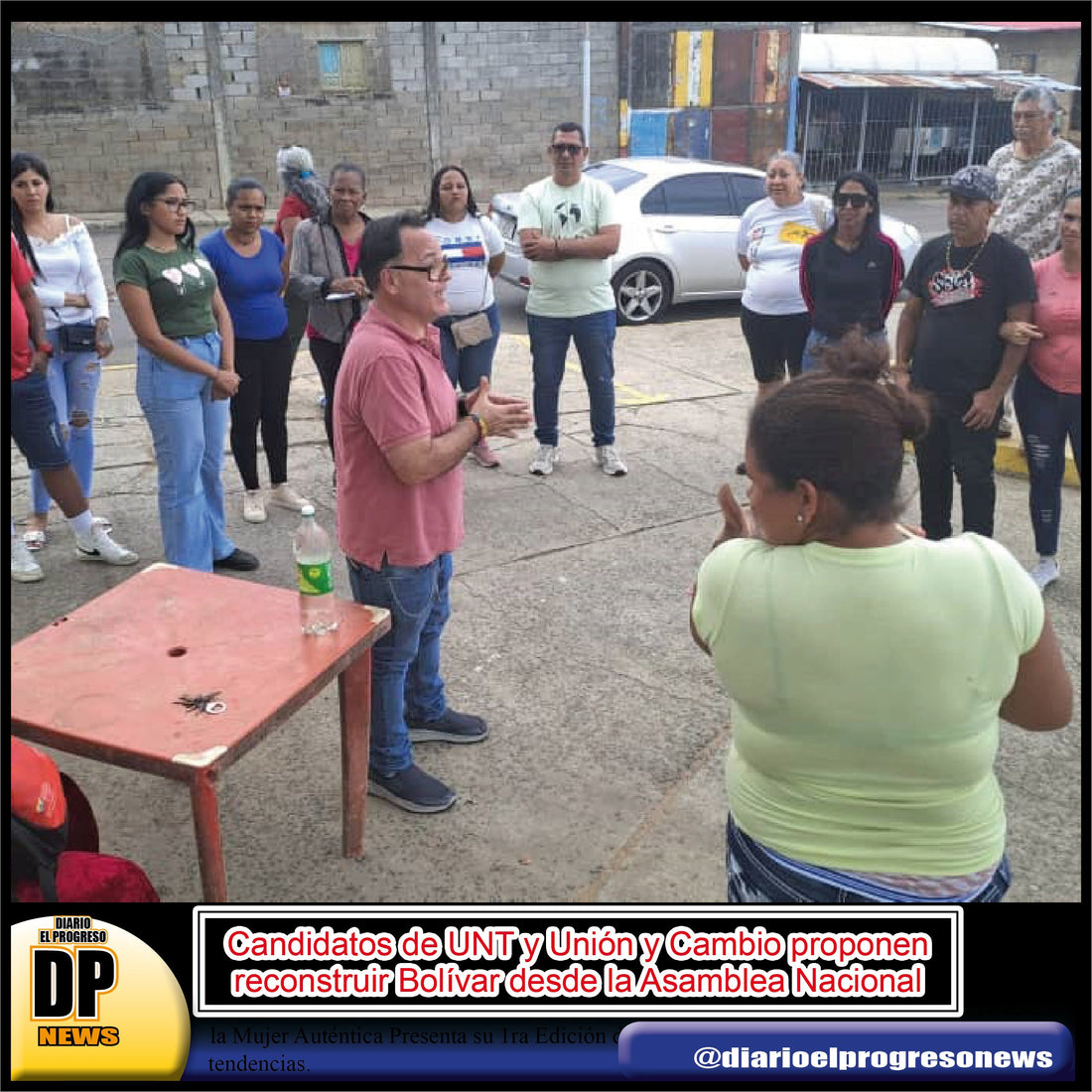 Candidatos de UNT y Unión y Cambio proponen reconstruir Bolívar desde la Asamblea Nacional