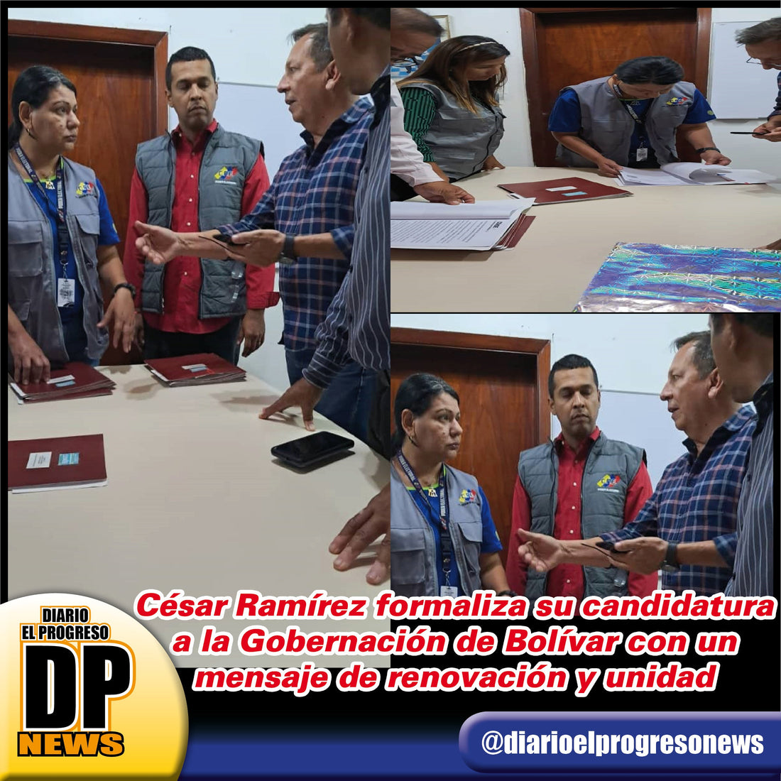 César Ramírez formaliza su candidatura a la Gobernación de Bolívar  con un mensaje de renovación y unidad