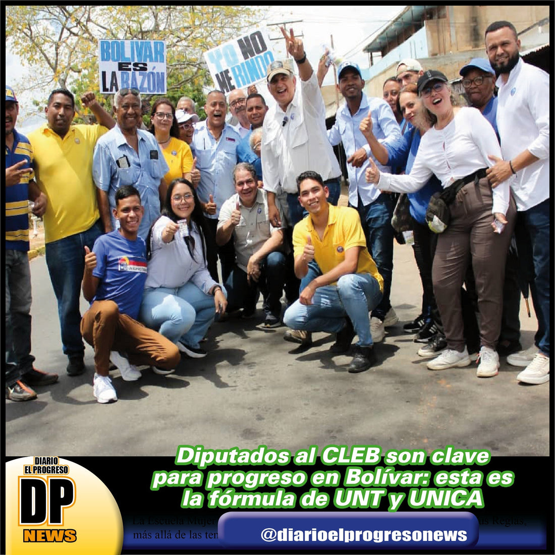 Diputados al CLEB son clave para el progreso en Bolívar: esta es la fórmula de UNT y UNICA
