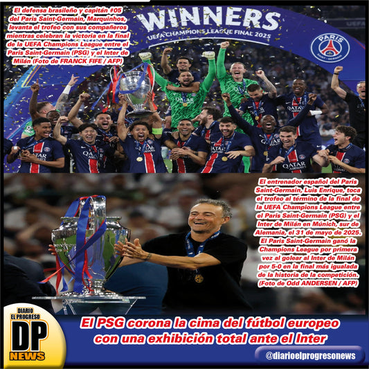 El PSG corona la cima del fútbol europeo con una exhibición total ante el Inter