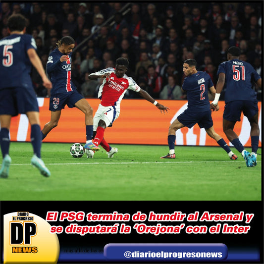 El PSG termina de hundir al Arsenal y se disputará la 'Orejona' con el Inter