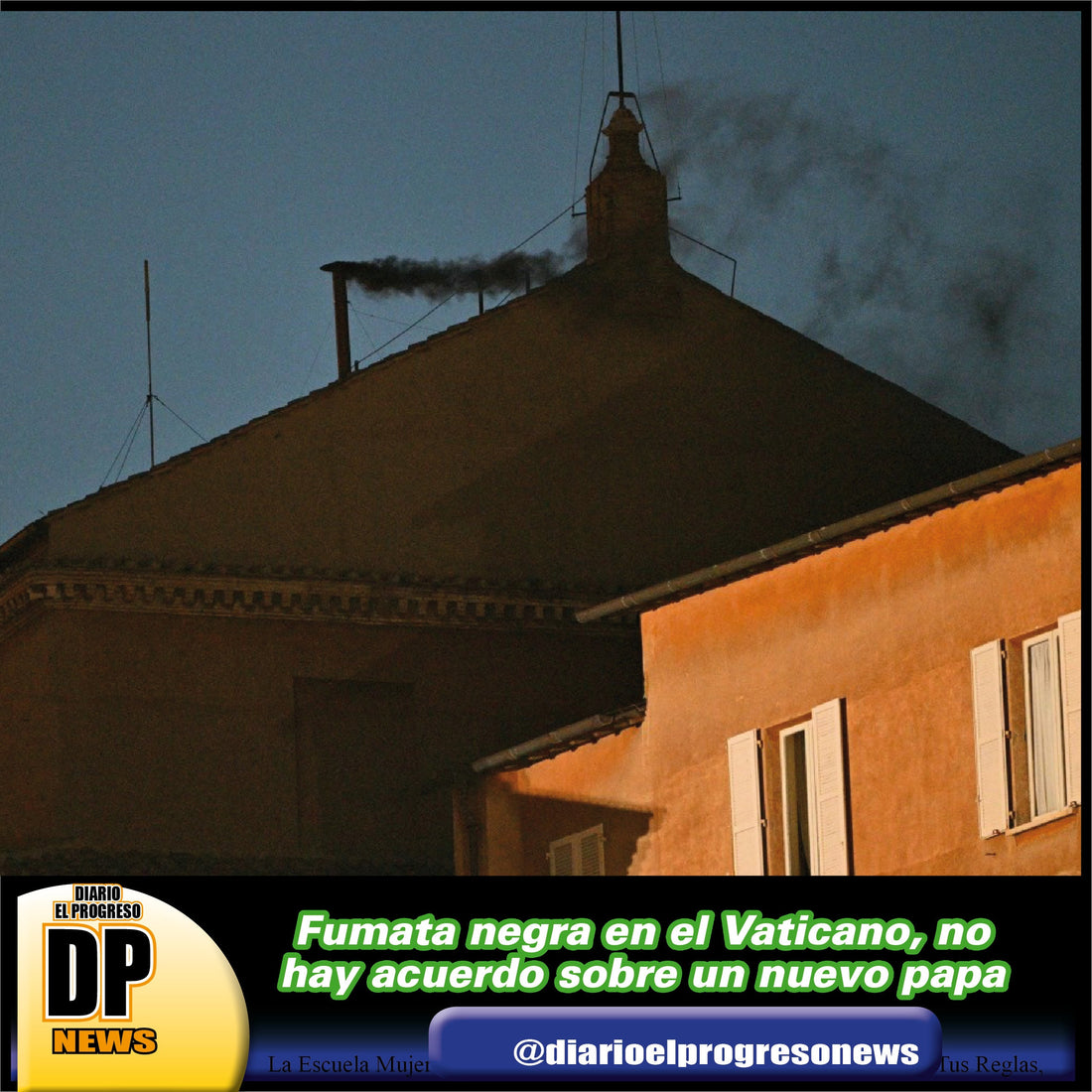 Los cardenales no logran elegir al sucesor de Francisco en primer intento