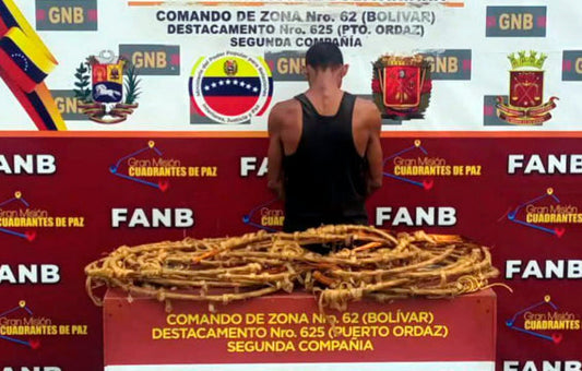 FANB captura a ciudadano por robo de material estrategico perteneciente a la CVG