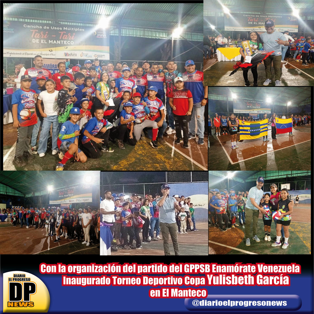 Inaugurado Torneo Deportivo Copa Yulisbeth García  en El Manteco