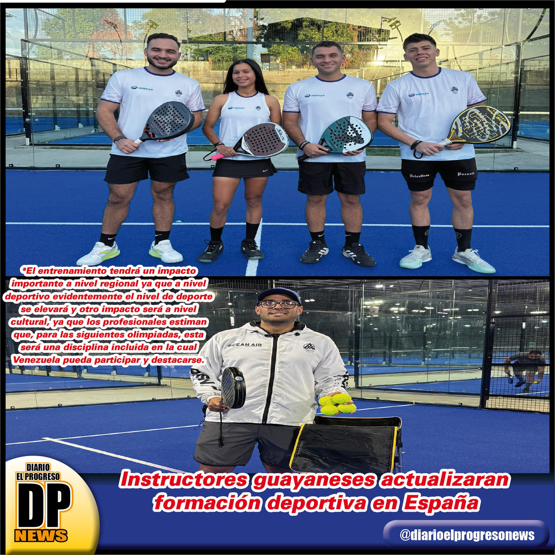 Instructores guayaneses actualizan  formación deportiva en España