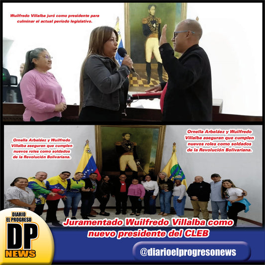 Juramentado Wuilfredo Villalba como nuevo presidente del CLEB