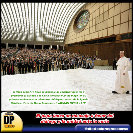 El papa lanza un mensaje a favor del diálogo y la unidad ante la curia