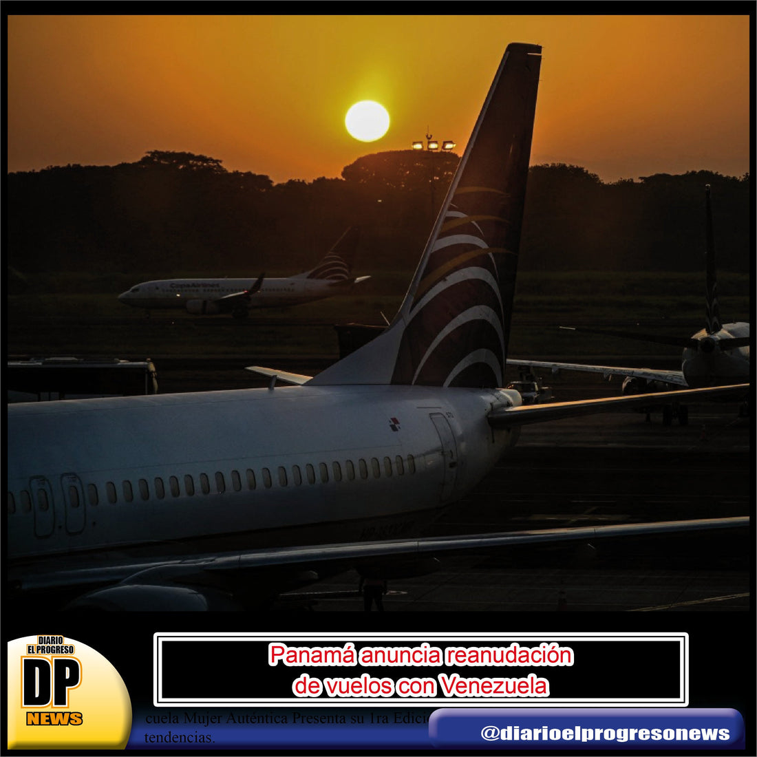 Panamá anuncia reanudación  de vuelos con Venezuela