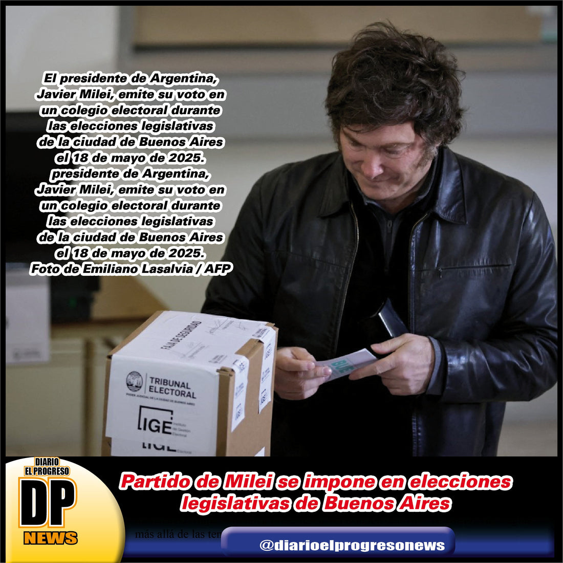 Partido de Milei se impone en elecciones legislativas de Buenos Aires