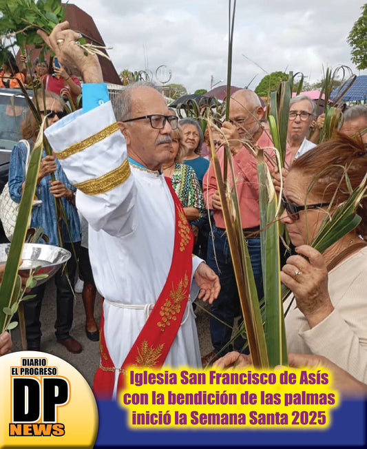 Con gran alegría, fervor y entusiasmo se celebró el domingo de Ramos en la plaza Páez de Vista Hermosa,