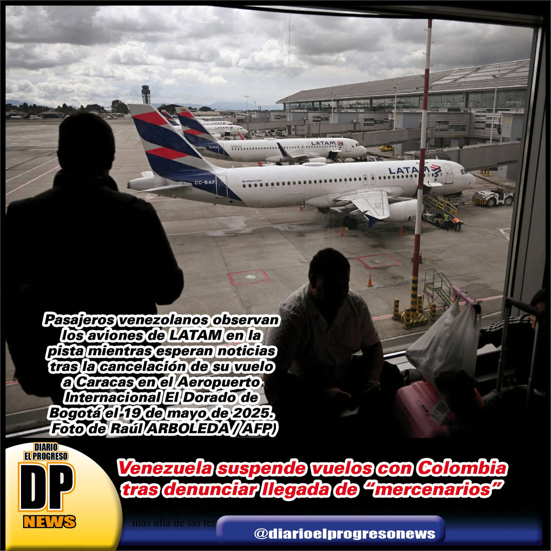 Venezuela suspende vuelos con Colombia tras denunciar llegada de "mercenarios"