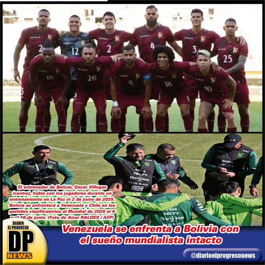 Venezuela se enfrenta a Bolivia  con el sueño mundialista intacto