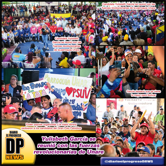 Yulisbeth García se reunió con las fuerzas revolucionarias de Unare