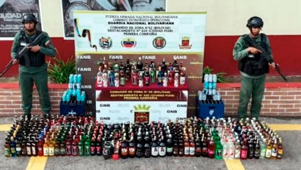 FANB retiene licores en Ciudad Piar