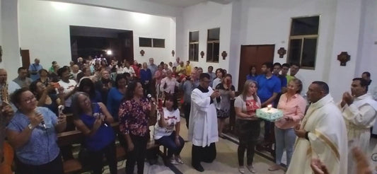Padre Hermes Bastidas celebró 22 aniversario  de sacerdocio con una eucaristía