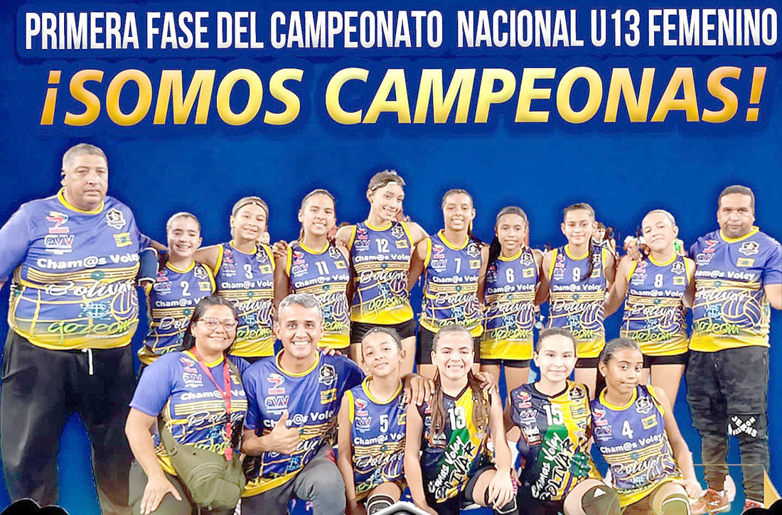 Jugadoras de Bolívar campeonas nacionales de voleibol